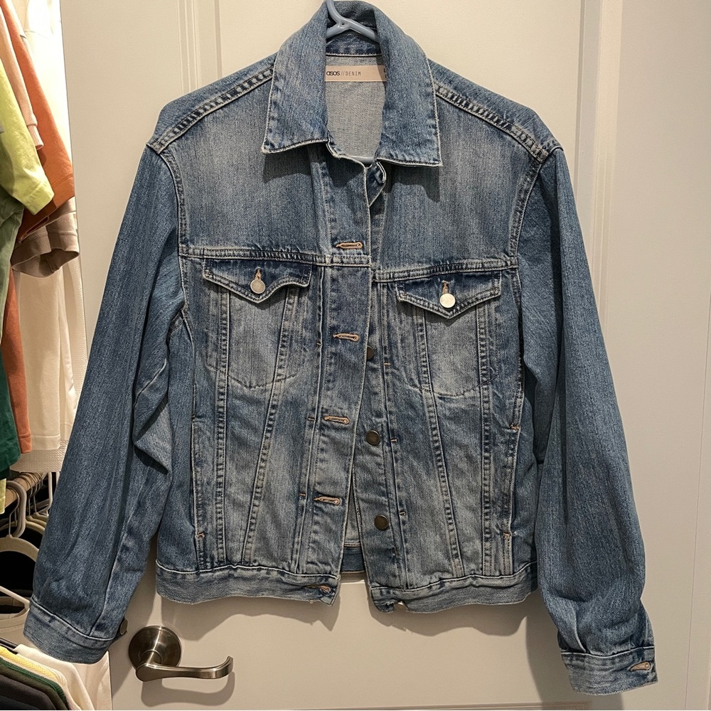 ASOS oversized denim jacket US 4